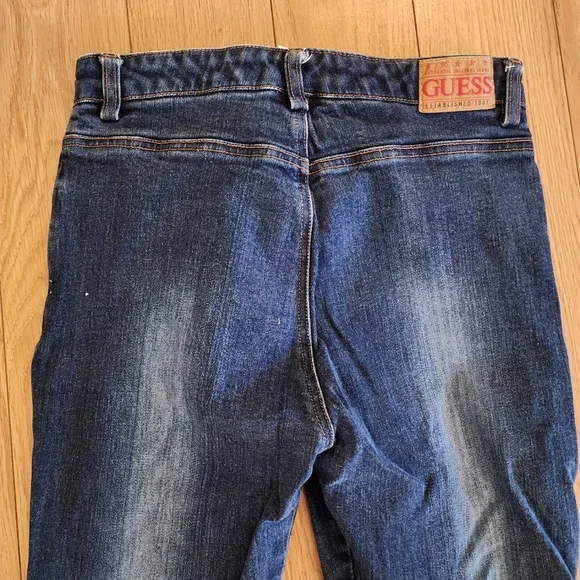 Vintage Guess Flare Jeans-27 - Picture 6 of 13